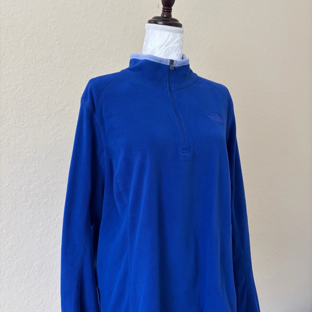 The North Face Glacier 1/4 Zip Fleece‎ Cobalt Blue Women’s XXL